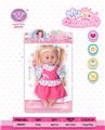 OBL832250 - 14 empty female doll with hairpin and rubber band