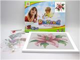 OBL832561 - DIY DIAMOND PAINTING BLOOMING LILY.