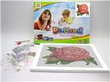 OBL832568 - DIY DIAMOND PAINTING PEONY.
