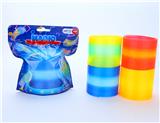 OBL832816 - CRYSTAL MIXED RAINBOW RING 4 MIXED.