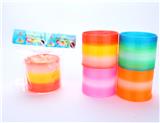 OBL832827 - CRYSTAL MIXED RAINBOW RING 4 MIXED.