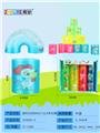 OBL832867 - TRANSPARENT FOUR-COLOR THERMAL TRANSFER 12 ZODIAC RAINBOW RINGS.