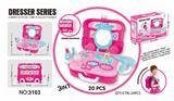 OBL834044 - 2 PLUS 1 SCHOOLBAG MAKE-UP TABLE.