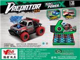 OBL834527 - 1:36 ALLOY ECHO FOUR-WHEEL DRIVE OFF-ROAD VEHICLE COLLISION WARHEAD / SPARE TIRE PRESS BELT LIGHTING MUSIC.