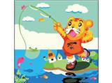 OBL834941 - DIY digital oil painting, good tiger.