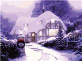 OBL834953 - DIY DIGITAL OIL PAINTING EUROPEAN COTTAGE.