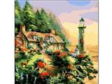 OBL834986 - DIY Digital Oil Painting Lighthouse.