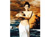 OBL835002 - DIY digital oil painting Tao female.