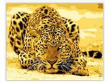 OBL835026 - DIY digital painting leopard