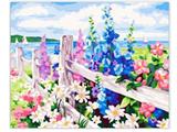 OBL835034 - DIY digital painting flowers