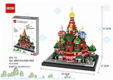 OBL835039 - 微颗粒莫斯科圣瓦西里大教堂4399PCS