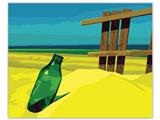 OBL835049 - DIY digital oil painting rafting bottle.