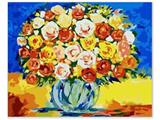 OBL835062 - DIY Digital Oil Painting Flowers.