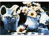 OBL835064 - DIY Digital Oil Painting Daisy.