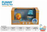 OBL835660 - HIPPO BUBBLE MAKER AND SWIMMING DUCK