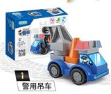OBL835991 - 4-IN-2 POLICE CAR / POLICE CRANE