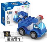 OBL835992 - FOUR IN TWO POLICE CARS / TRANSPORT POLICE CARS