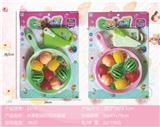 OBL836452 - FRUIT WITH POT, SLICED AND PLATE