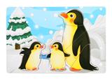 OBL836895 - WOODEN PENGUIN FILL-IN PUZZLE.