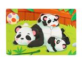 OBL836896 - WOODEN PANDA FILL-IN PUZZLE.