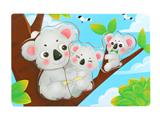 OBL836897 - WOODEN KOALA FILL-IN PUZZLE.