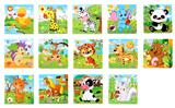OBL836906 - NINE PIECES OF WOODEN ANIMALS