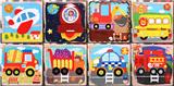 OBL836913 - WOODEN TRAFFIC 16 PIECE PUZZLES.