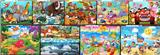 OBL836920 - WOODEN FRAMELESS PUZZLE 60 PIECE SERIES.