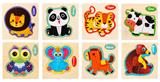 OBL836940 - WOODEN ANIMAL PUZZLE