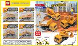 OBL837165 - 4 TYPES OF RETURN FORCE ENGINEERING VEHICLES (ABS JOINTS CAN BE MOVABLE)