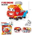 OBL838121 - FIRE ENGINE ROTATING LARGE PARTICLE BLOCKS (172PCS)