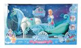 OBL838389 - ELECTRIC SNOW PRINCESS CARRIAGE