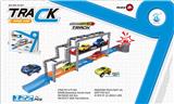 OBL838478 - 货柜积木弹射轨道车122PCS