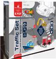 OBL838803 - 59 Pcs of magnetic mosaic of sea, land and air traffic