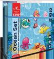 OBL838805 - 62Pcs magnetic jigsaw of undersea world