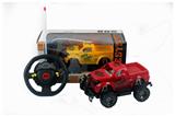 OBL840094 - 1：16四通带灯光大脚皮卡越野遥控车