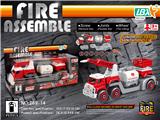 OBL840438 - DIY THREE-IN-ONE FIRE ENGINE.