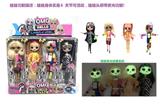 OBL840602 - 9-Inch 6-joint big head surprise doll with head glow