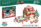 OBL840713 - Santa diy builds painting house