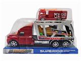 OBL841983 - 喷漆惯性双层拖栏载1只方程1只消防车
