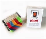 OBL842934 - TRANSPARENT PLATE COLOR NEEDLE PAINTING.