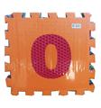 OBL842937 - Eva multi-grained number 10 piece puzzle.