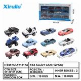 OBL843288 - 1: 64 taxiing alloy car with 12 pieces