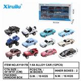 OBL843289 - 1: 64 taxiing alloy car with 12 pieces