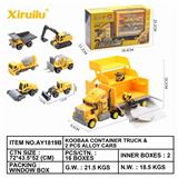 OBL843295 - Kuba container truck with 2 engineering alloy cars