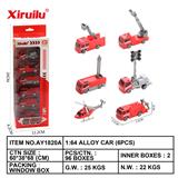 OBL843298 - 1: six sets of 64 sliding alloy fire truck