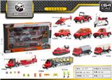 OBL843780 - ALLOY FIRE ENGINE SET.