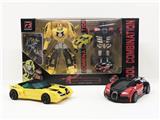 OBL844409 - MANUAL DEFORMATION ROBOT CAR AND MANUAL ONE BUTTON DEFORMATION VEHICLE