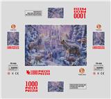 OBL844439 - 1000 PIECES OF WOLF PLANE PUZZLE