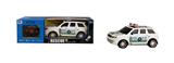 OBL844811 - 1:16 / 3D lighting and steering wheel remote control of Land Rover cross country four way police car